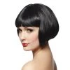 Spirit Halloween Short Black Bob Wig