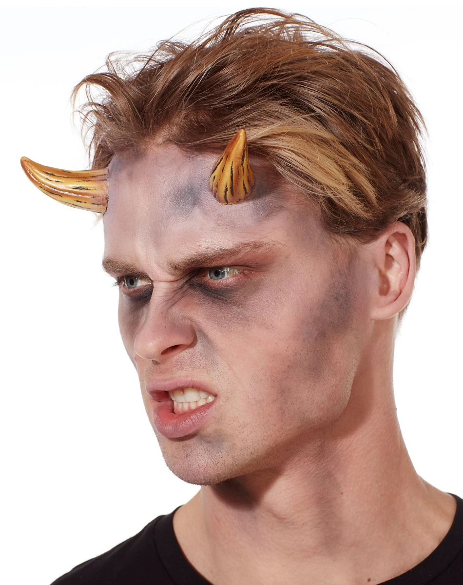 Spirit Halloween Brown Demon Horns 4 Spirit Halloween Brown Demon Horns - Image 2