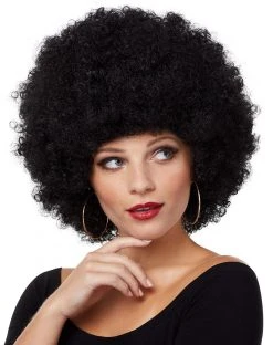 Spirit Halloween Black Afro Wig