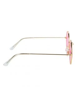 Spirit Halloween '60s Round Sunglasses -MELONHALLOW Sales 00639575 f