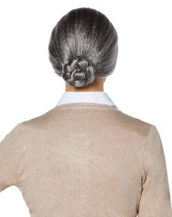 Spirit Halloween Gray Gramma Wig 5 Spirit Halloween Gray Gramma Wig -MELONHALLOW Sales 00694257 b