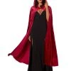 Spirit Halloween Burgundy Hooded Cape 2 Spirit Halloween Burgundy Hooded Cape -MELONHALLOW Sales 00763391 a