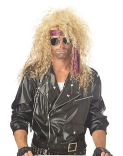 Spirit Halloween Heavy Metal Rocker Blonde Wig