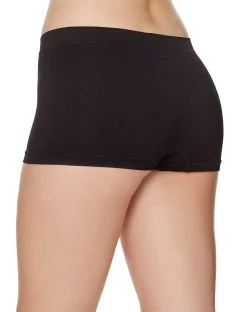 Spirit Halloween Seamless Boyshort Panties - Black