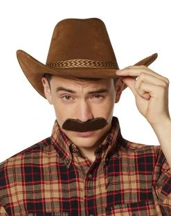 Spirit Halloween Cowboy Brown Mustache