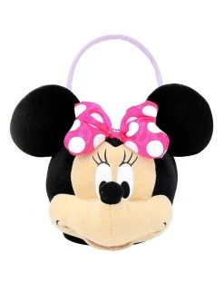Spirit Halloween Plush Minnie Mouse Treat Bucket - Disney