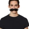 Spirit Halloween 6 Way Black Moustache
