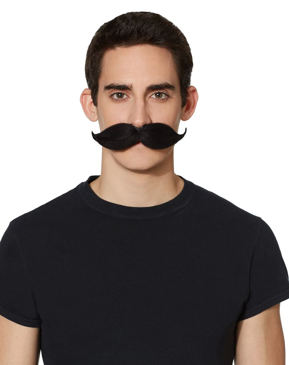 Spirit Halloween 6 Way Black Moustache 3 Spirit Halloween 6 Way Black Moustache
