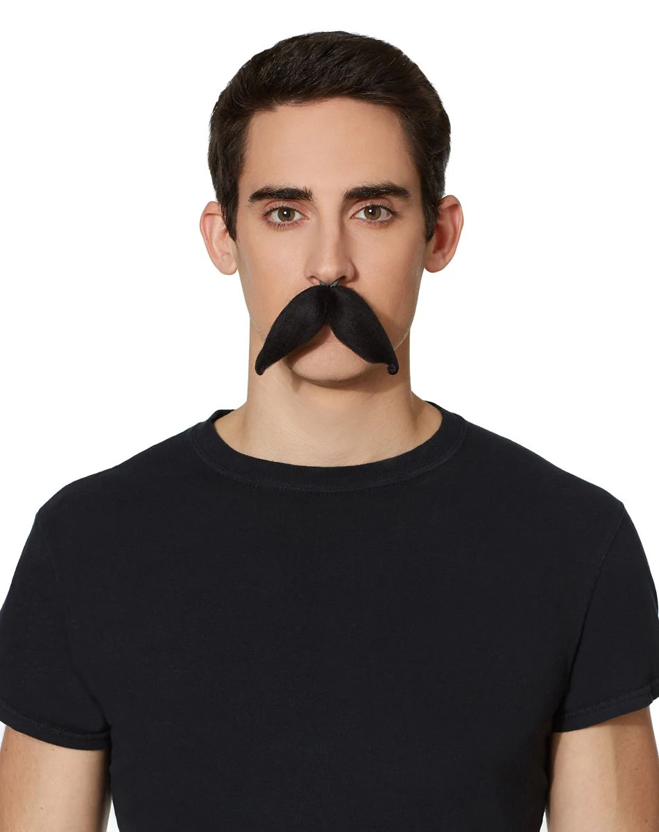 Spirit Halloween 6 Way Black Moustache 4 Spirit Halloween 6 Way Black Moustache - Image 2