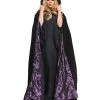 Spirit Halloween Black and Purple Cape Costume 1 Spirit Halloween Black and Purple Cape Costume -MELONHALLOW Sales 01178136 a