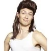 Spirit Halloween Brown Mullet Wig 2 Spirit Halloween Brown Mullet Wig -MELONHALLOW Sales 01179449 a