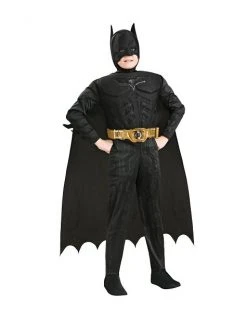 Spirit Halloween Kids Muscle Chest Batman Costume - Batman the Dark Knight -MELONHALLOW Sales 01215581 a