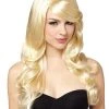 Spirit Halloween Blonde Sideswept Bombshell Wig