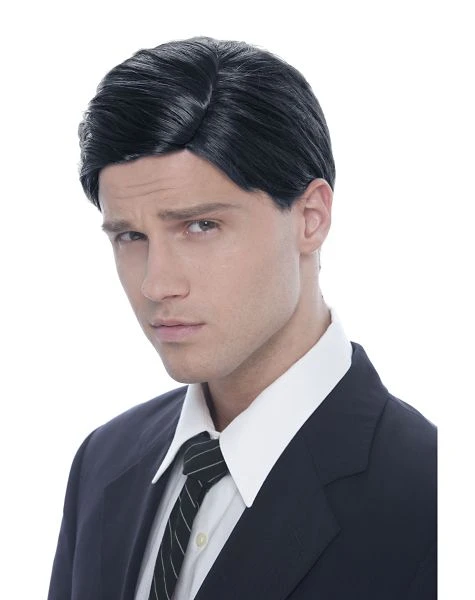 Spirit Halloween Mr. Dapper Black Wig 3 Spirit Halloween Mr. Dapper Black Wig