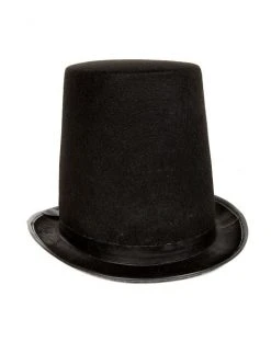 Spirit Halloween Tall Black Top Hat