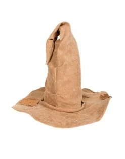 Spirit Halloween Tall Tan Scarecrow Hat -MELONHALLOW Sales 01223817 c