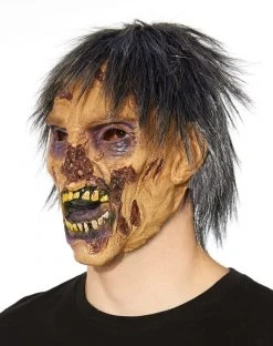 Spirit Halloween Decaying Face Zombie Mask 9 Spirit Halloween Decaying Face Zombie Mask -MELONHALLOW Sales 01224872 d