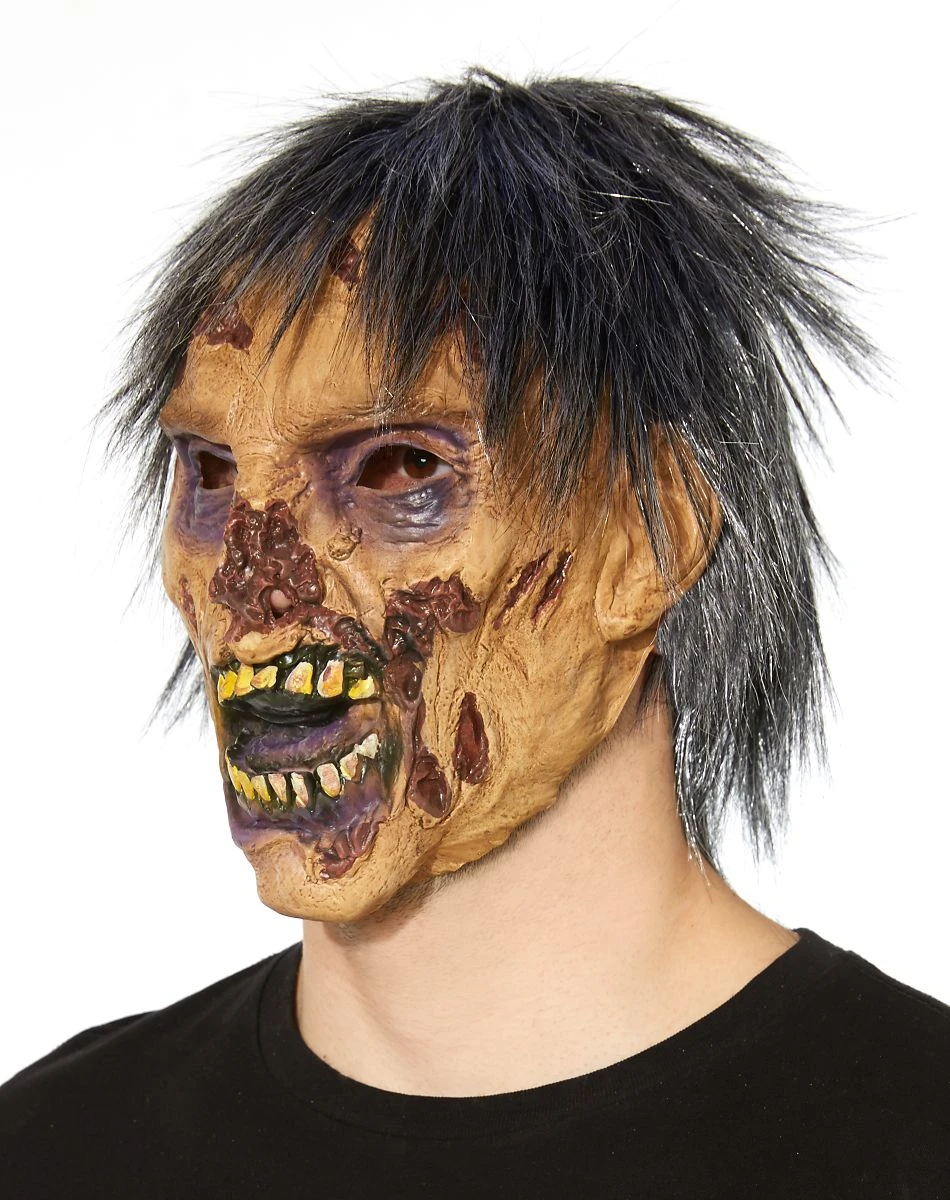 Spirit Halloween Decaying Face Zombie Mask 6 Spirit Halloween Decaying Face Zombie Mask - Image 4