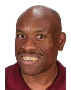 Spirit Halloween Golden Grillz Teeth