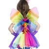 Spirit Halloween Kids Neon Rainbow Wings -MELONHALLOW Sales 01242791 a