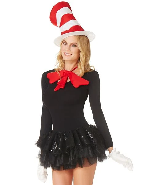 Spirit Halloween Cat in the Hat Costume Kit Deluxe - Dr. Seuss 5 Spirit Halloween Cat in the Hat Costume Kit Deluxe - Dr. Seuss - Image 3