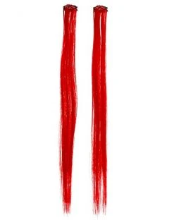 Spirit Halloween Red Hair Extensions