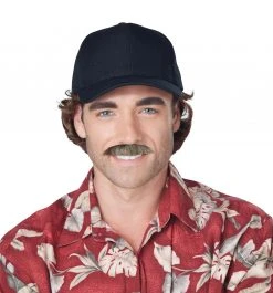 Spirit Halloween The Magnum Brown Mustache