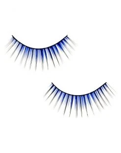 Spirit Halloween Blue Two Tone False Eyelashes