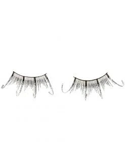 Spirit Halloween Black Glam Glitter False Eyelashes