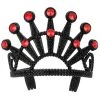 Spirit Halloween Red Stoned Black Tiara 1 Spirit Halloween Red Stoned Black Tiara -MELONHALLOW Sales 01265776 a