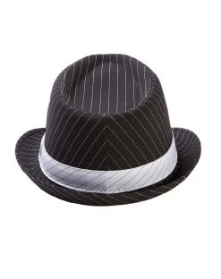Spirit Halloween '20s Pinstripe Hat -MELONHALLOW Sales 01266303 c