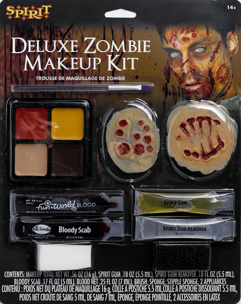 Spirit Halloween Zombie Makeup Kit - Deluxe 4 Spirit Halloween Zombie Makeup Kit - Deluxe - Image 2