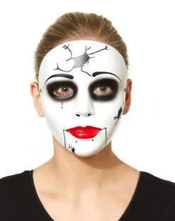Spirit Halloween China Doll Half Mask