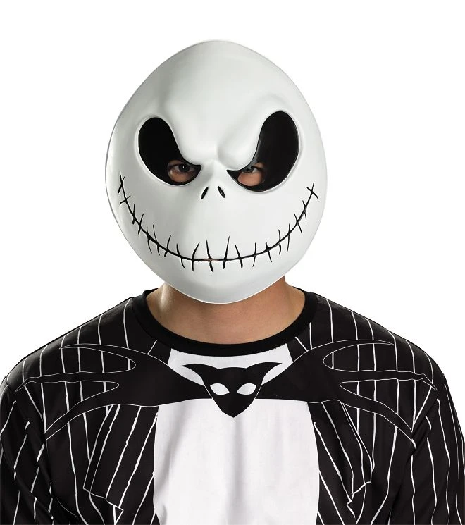 Spirit Halloween Jack Skellington Half Mask - The Nightmare Before Christmas 3 Spirit Halloween Jack Skellington Half Mask - The Nightmare Before Christmas