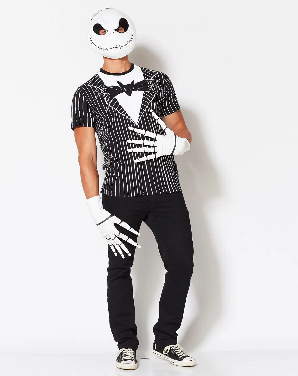 Spirit Halloween Jack Skellington Half Mask - The Nightmare Before Christmas 4 Spirit Halloween Jack Skellington Half Mask - The Nightmare Before Christmas - Image 2