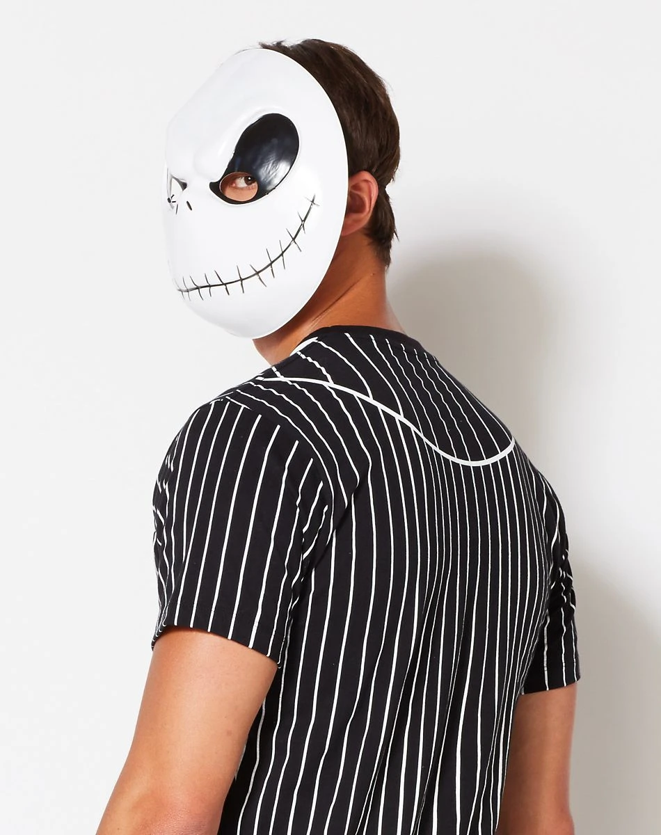 Spirit Halloween Jack Skellington Half Mask - The Nightmare Before Christmas 5 Spirit Halloween Jack Skellington Half Mask - The Nightmare Before Christmas - Image 3