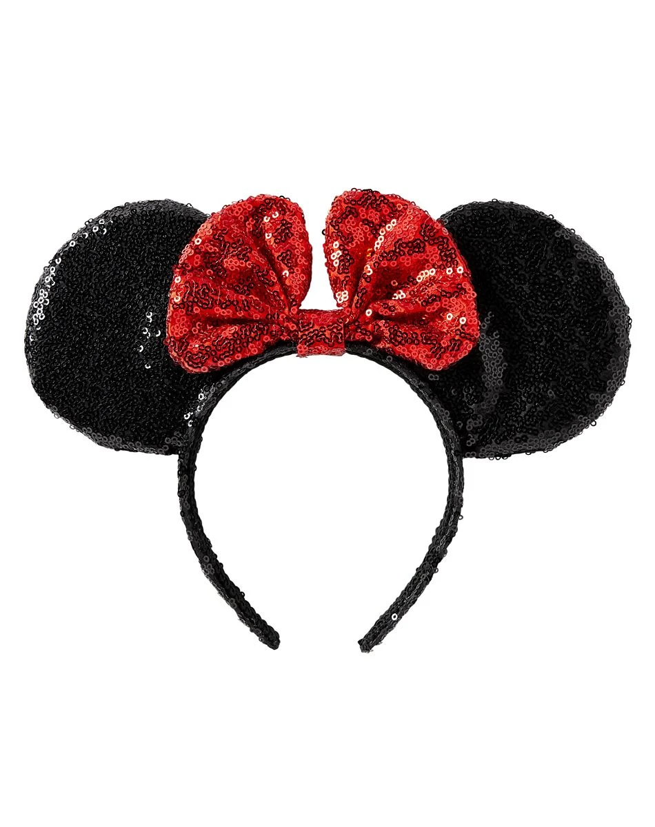 Spirit Halloween Sequin Minnie Mouse Headband - Disney 3 Spirit Halloween Sequin Minnie Mouse Headband - Disney