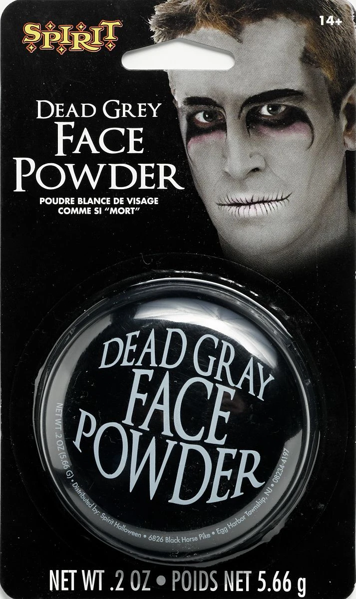 Spirit Halloween Gray Face Powder 3 Spirit Halloween Gray Face Powder