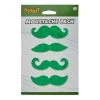 Spirit Halloween Green Moustaches 4 Pack
