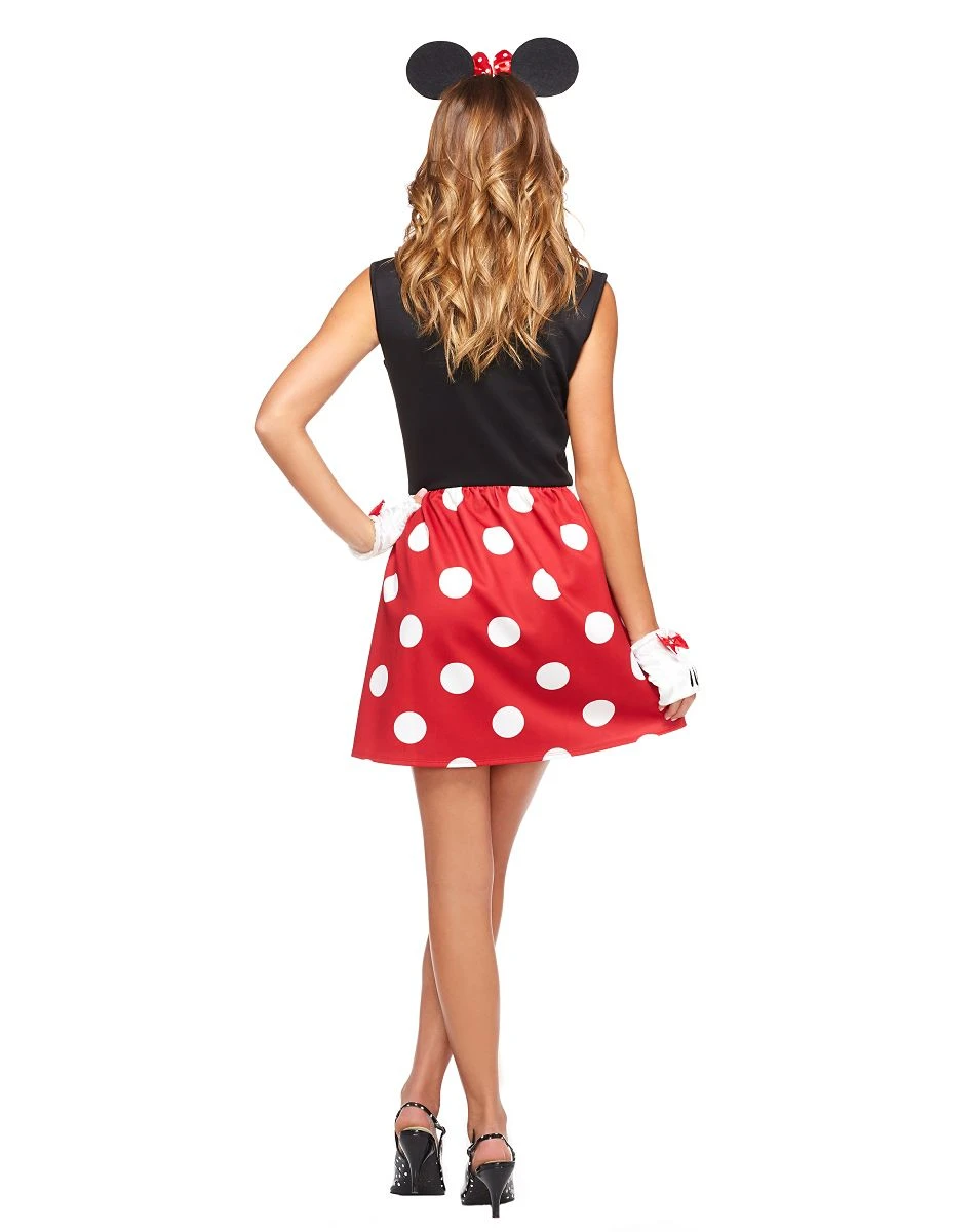 Spirit Halloween Adult Minnie Mouse Dress Costume - Disney 4 Spirit Halloween Adult Minnie Mouse Dress Costume - Disney - Image 2