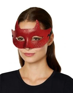 Spirit Halloween Red Devil Half Mask 7 Spirit Halloween Red Devil Half Mask -MELONHALLOW Sales 01329697 c