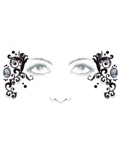 Spirit Halloween Skeleton Cameo Face Decal