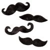 Spirit Halloween Black Adhesive Mustache 4 Pack 1 Spirit Halloween Black Adhesive Mustache 4 Pack -MELONHALLOW Sales 01339738 a