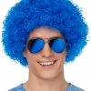 Spirit Halloween Blue Curly Wig -MELONHALLOW Sales 01340280 a
