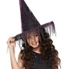 Spirit Halloween Girls Glitter Witch Hat -MELONHALLOW Sales 01340819 a