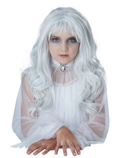 Spirit Halloween Kids White Ghost Wig
