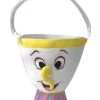 Spirit Halloween Chip Plush Basket - Beauty and the Beast Movie -MELONHALLOW Sales 01342542 a