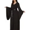 Spirit Halloween Adult Black Hooded Dress 2 Spirit Halloween Adult Black Hooded Dress -MELONHALLOW Sales 01346998 a