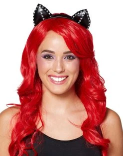 Spirit Halloween Stitched Cat Ear Headband