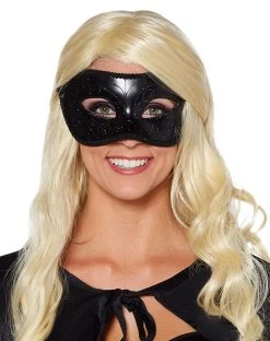 Spirit Halloween Black Masquerade Mask